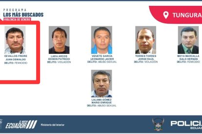 Era el más buscado de Tungurahua.