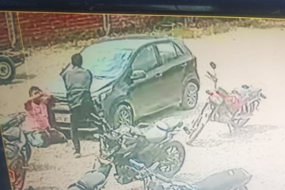 En el video se ve la acción de súplica a su victimario quien lo ejecutó sin piedad.