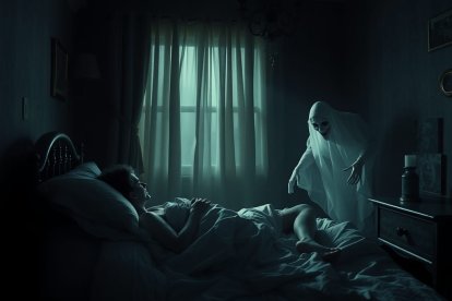 La mujer del mecánico cayó enferma luego de percibir la extraña presencia.