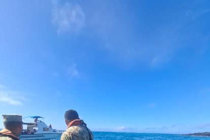 Los uniformados actuaron ante la emergencia.