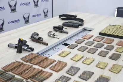 En el allanamiento se encontraron más de 1.000 municiones de diferentes calibres.