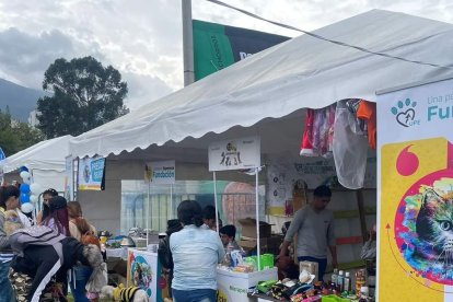 Los colectivos animalistas realizan ferias para promover adopciones de animales rescatados.