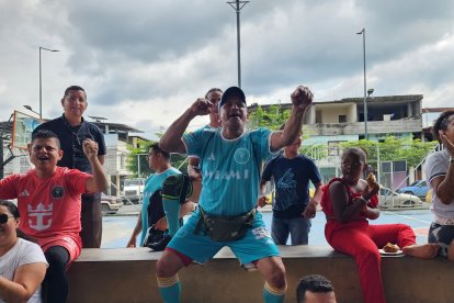 La final de Champions League se vivió con pasión en el parque La Brasilia.