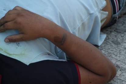 Las víctimas estaban tumbadas en una calle de Los Ceibos.