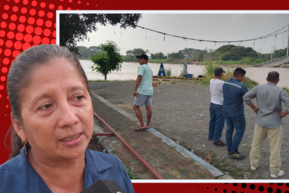 Gisella Morán, presidenta del Comité de Desarrollo de la parroquia Magro.