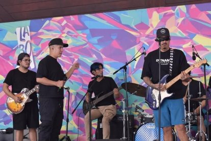 Además de jiu jitsu también hubo música en vivo. Ganjah Roots dio un concierto a los asistentes.