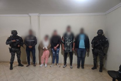 Cuatro personas fueron detenidas.