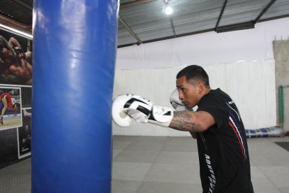 El Condenado entrena todos los días en un gimnasio de Pusuquí, al norte de Quito.