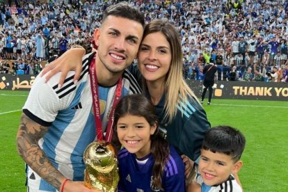 Leandro Paredes y Camila Galante están casados.