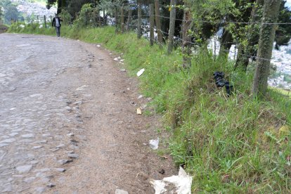 En esta zona fue abandonado el cuerpo.