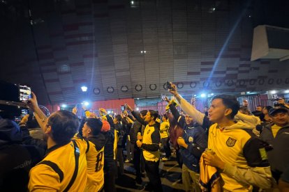 Seguidores de la Tri están en Lima.