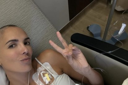 María Teresa Guerrero culmina su segunda quimioterapia.