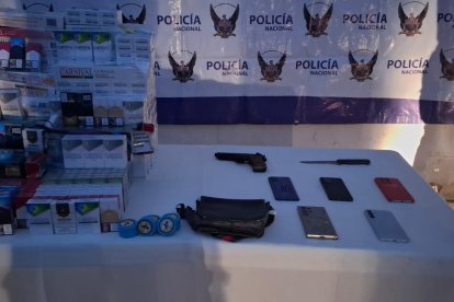 Estas evidencias les incautaron a los detenidos.