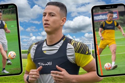 Miguel Parrales ya entrenó con Barcelona SC.