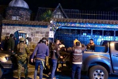 En el operativo apoyaron miembros de las Fuerzas Armadas.