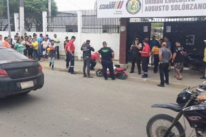 Crimen en av. Eloy Alfaro, en Chone.