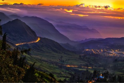 Los paisajes son un gran atractivos en esta localidad azuaya.