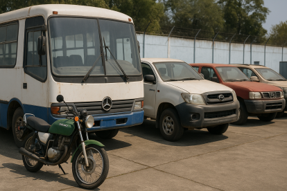 Remate de vehículos de la FAE se realiza este 2025.