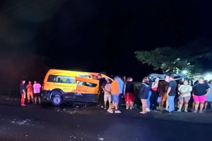 Uno de los fallecidos fue el conductor de la furgoneta