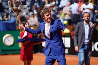 Guga Kurten en una de sus últimas apariciones en Roma.