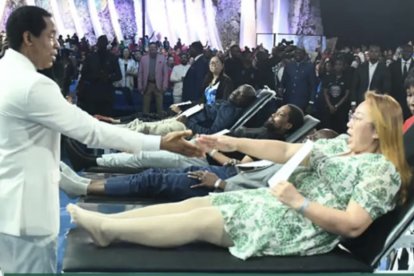 Esta es la imagen de un evento similar realizado en otro país. Según el pastor, será similar el de Guayaquil.