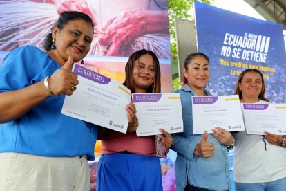 Crédito para Emprendedores del MIES se orienta específicamente a la población beneficiaria de los programas asistenciales del ministerio