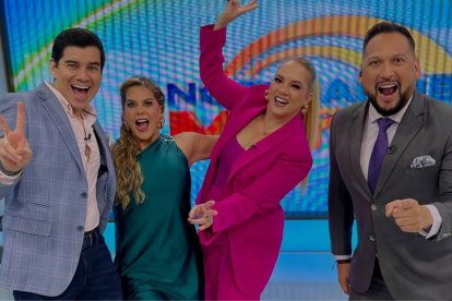 Isaac Delgado, La Nena Gutiérrez, Gabriela Pazmiño y José Luis Arévalo