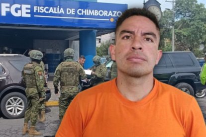 Daniel Salcedo fue trasladado a la Fiscalía de Chimborazo para que rindiera una versión, al igual que su hermano Noé.