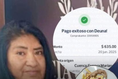 La señora insistió que le devuelvan su dinero.