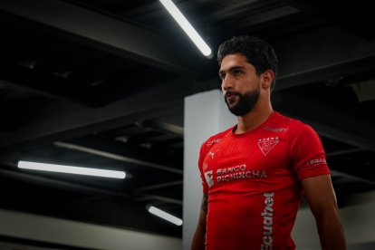 El colombiano Jeison Medina cumplió con su primera práctica como jugador de Liga de Quito.