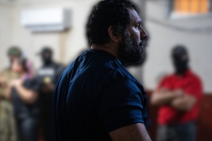 José Adolfo Macías Villamar, alias Fito, fue trasladado a La Roca tras su captura.