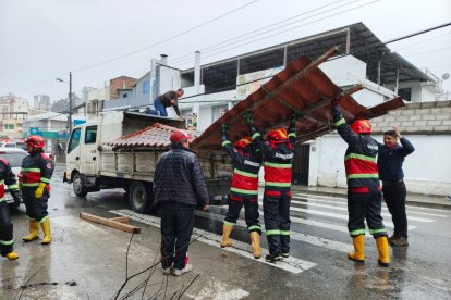 El cuerpo de Bomberos de Loja ha atendido varias emergencias.