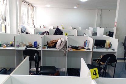 Los sospechosos tenían mensajes predeterminados para enviar a sus víctimas.