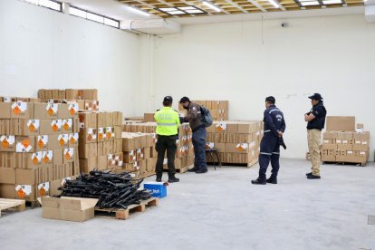 El operativo se llevó a cabo en cuatro provincias ecuatorianas.