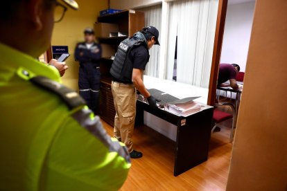 Se levantaron varias evidencias.