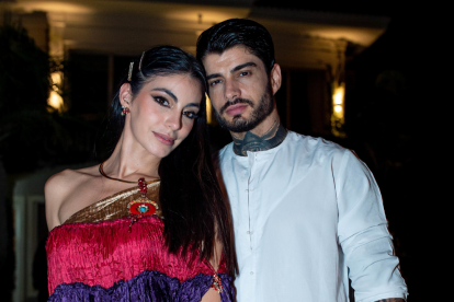 Virginia Limongi y Cezar Augusto