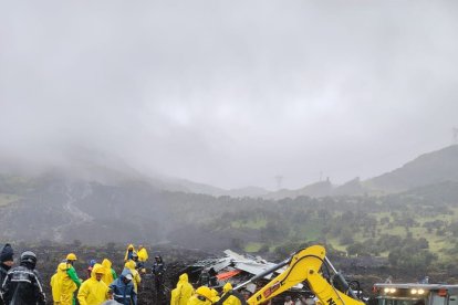 Los equipos de búsqueda tardaron poco más de siete horas en hallar el cadáver, en El Tambo.