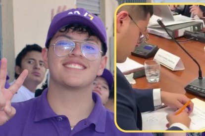 Dominique Serrano es el legislador más joven de la historia, con 19 años.