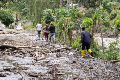 En la parroquia Malacatos, del cantón Loja, un aluvión provocó severos daños.