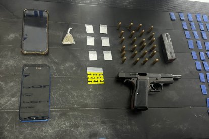 Evidencias incautadas a los miembros del GDO Sao Box detenidos.