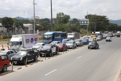 El tráfico en la zona se detuvo completamente cerca de media hora.