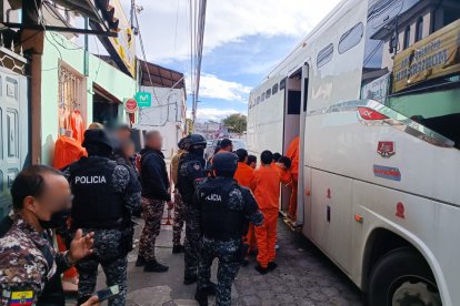 Los detenidos fueron llevados a la Unidad de Flagrancia, norte de Quito.