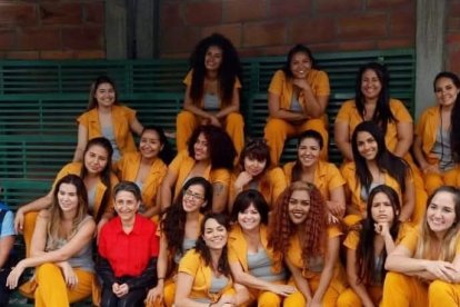 Karina también es actriz, actuó en tres temporadas de la serie 4 Cuartos