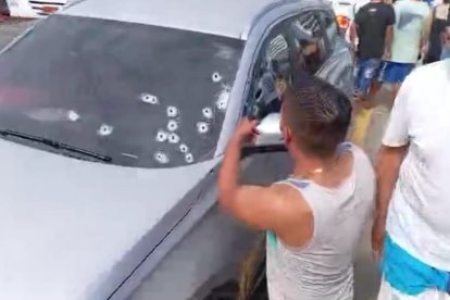 El ataque armado fue registrado en la avenida León Febres Cordero, cantón Daule.