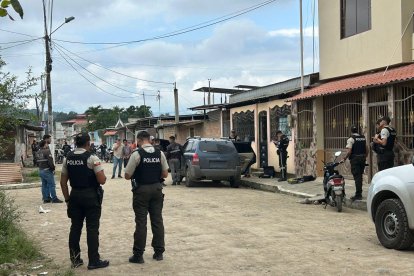 El cabo de policía servía en Guayaquil, pero estaba en Pasaje tomando sus días de descanso.