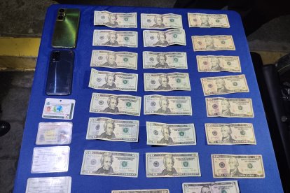 Estas evidencias se encontraban en poder de ambos capturados.