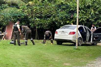 El hecho generó conmoción en esa zona de El Guabo porque ocurrió a plena luz del día.