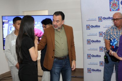 El alcalde tuvo un encuentro con los medios este 8 de julio del 2025.