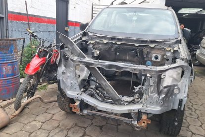 Este es uno de los vehículos que fue robado en junio.