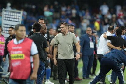 Christian Nasuti, entrenador interino de Emelec.